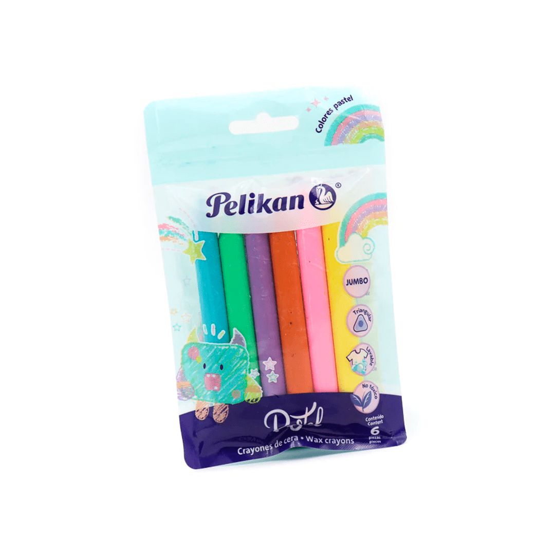 Crayolas jumbo pastel -Pelikan