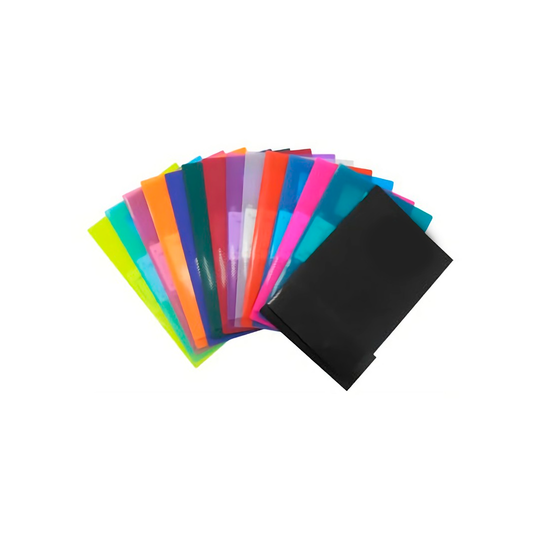 Carpeta plástica legajadora carta -offiesco