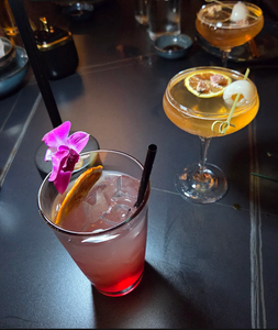 Floating Orchid Mocktail and Sakura Kiss Cocktail