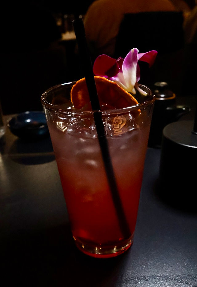 Floating Orchid Mocktail