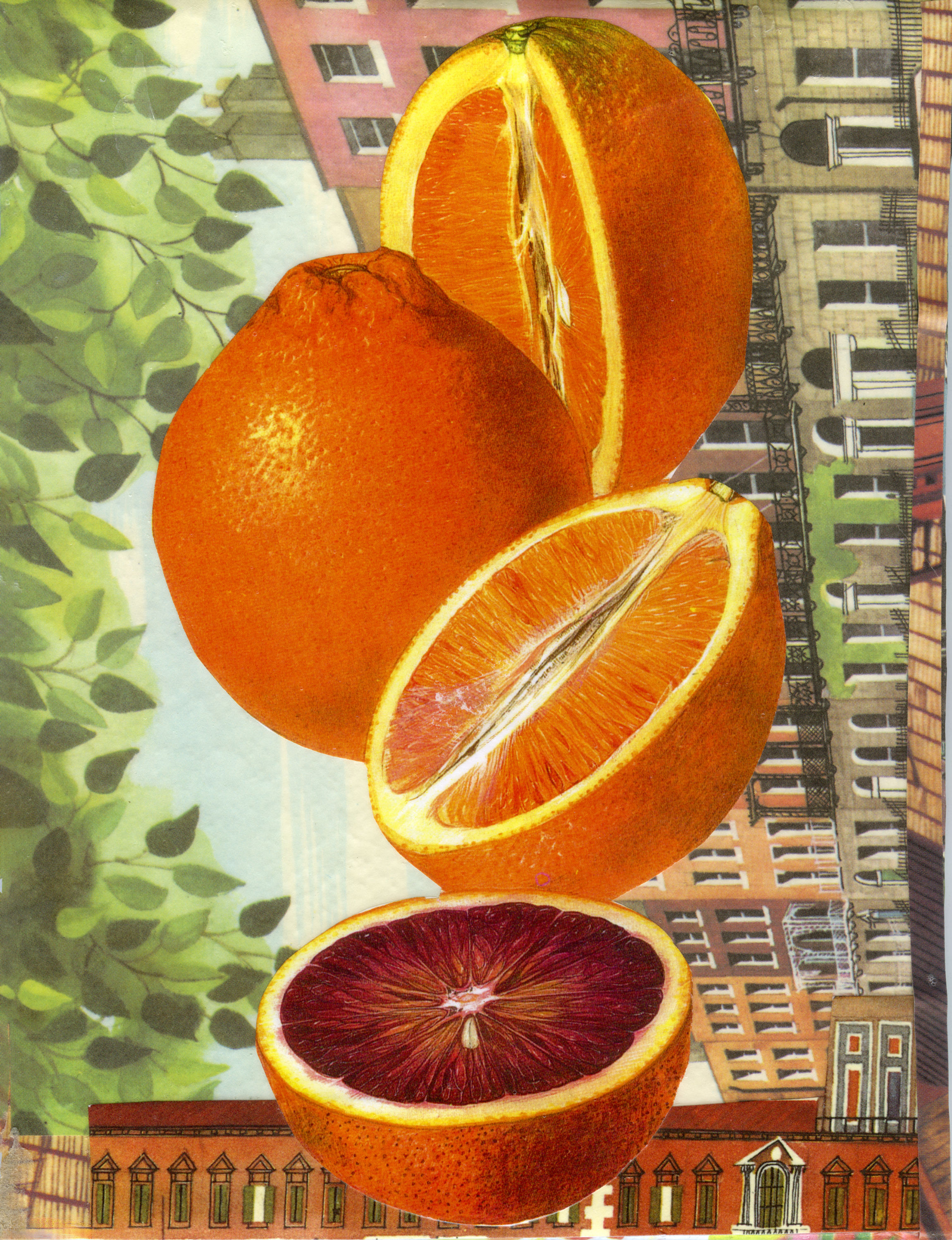 Floating Oranges