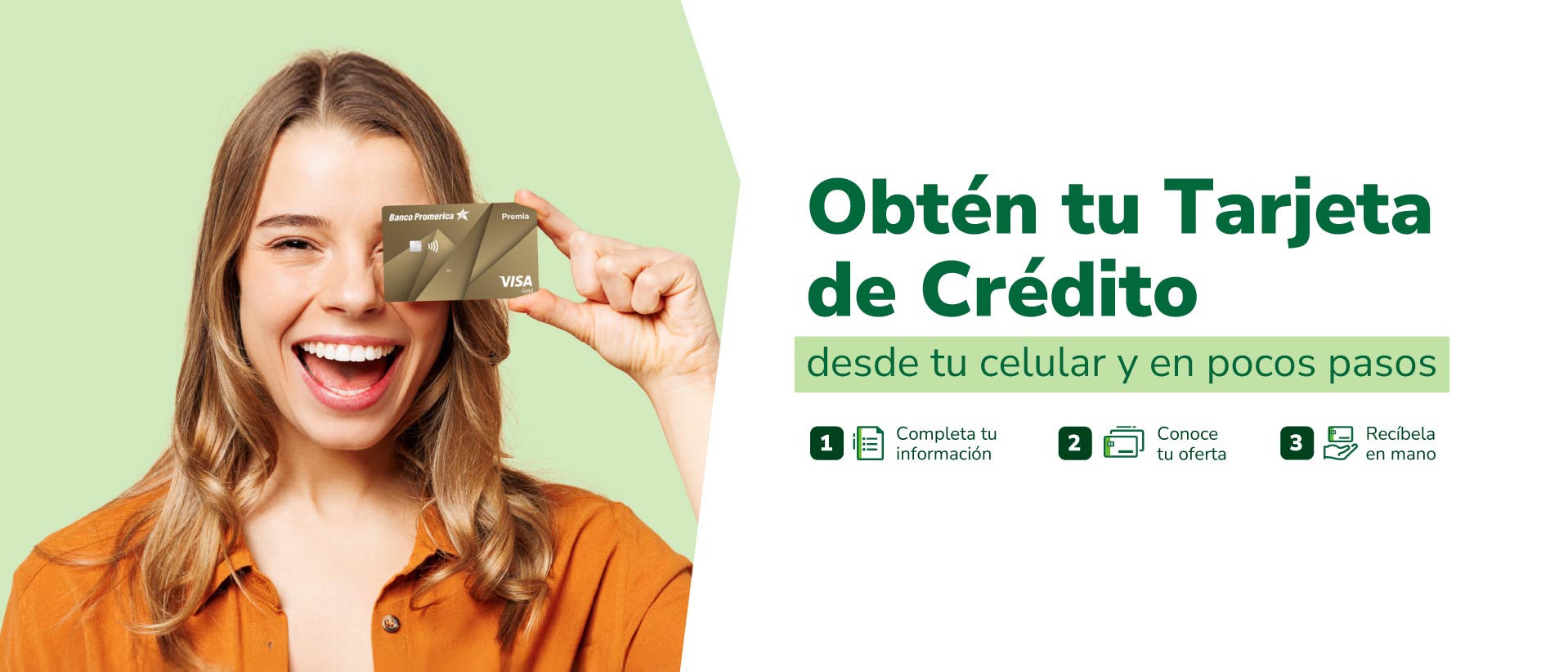 Obten tu tarjeta de credito del banco promerica
