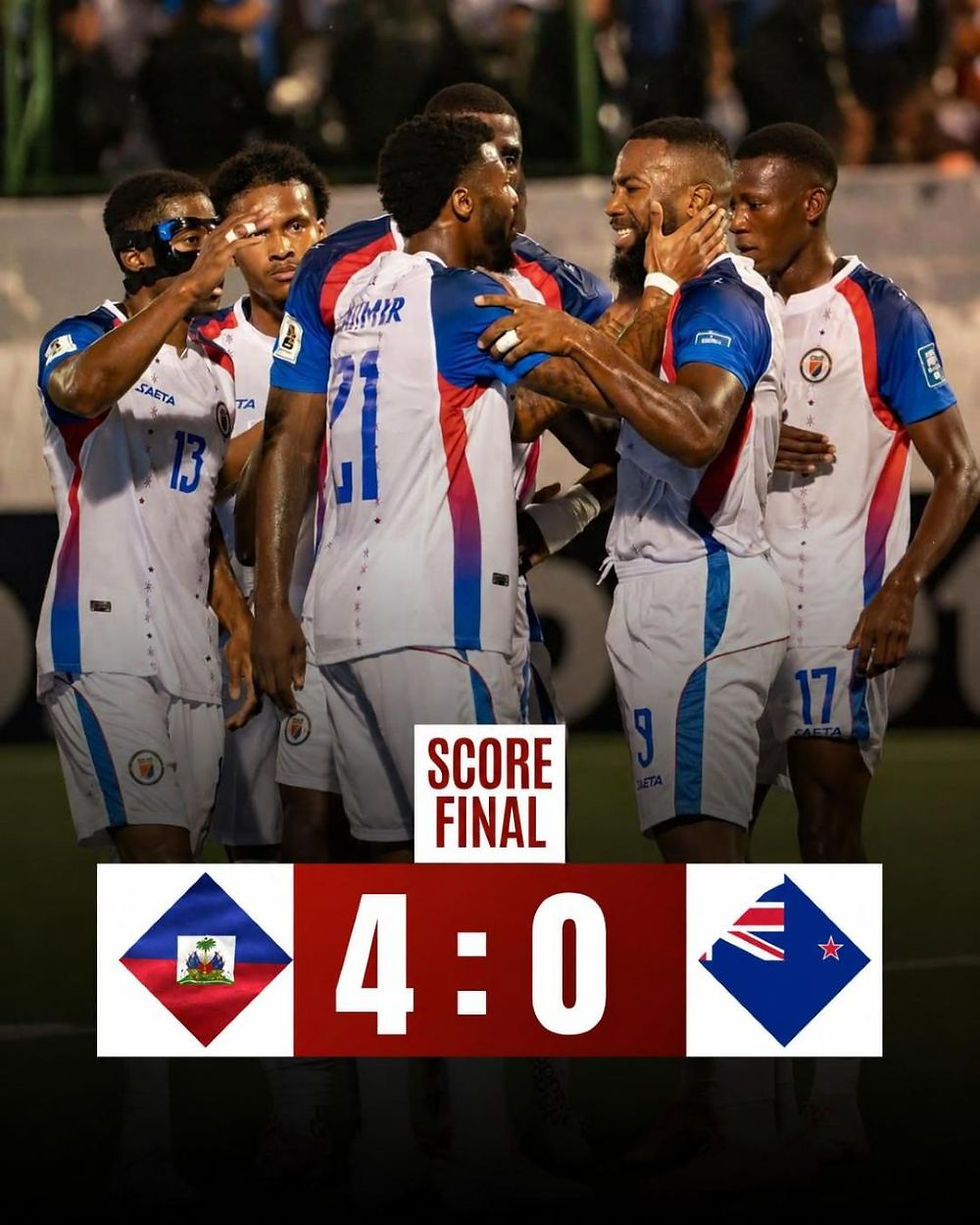 Football: Haïti frappe fort en prélude au Mondial 2026
