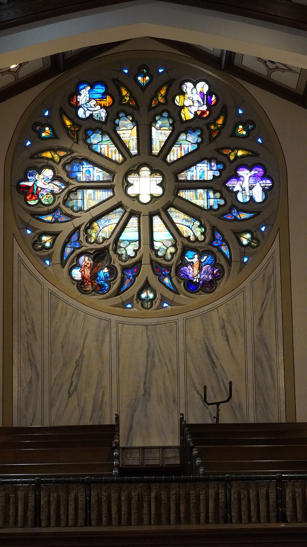 Stained glass windows