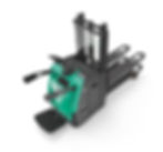 Mitsubishi PREMiA EM PBV/PBF20N3D elektrische dubbele pallettruck voor 2 pallets tegelijk – hefvermogen 2000 kg, Podevyn Belg