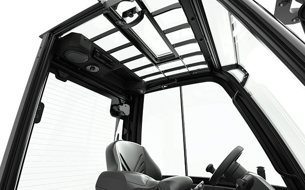 Thumbnail: Elektrische vorkheftruck met cabine, Mitsubishi, FB16ACN