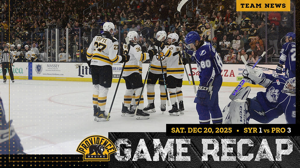 MERKULOV’S HAT TRICK PUTS P-BRUINS PAST CRUNCH