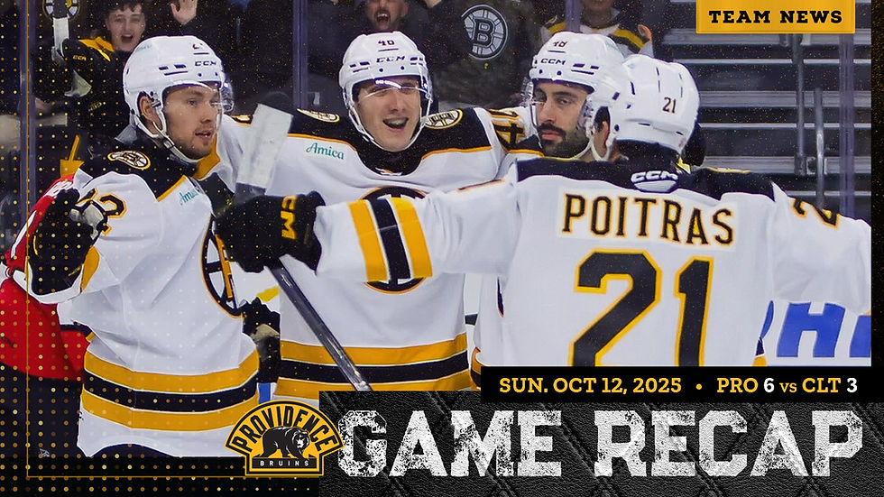LYSELL’S HAT TRICK LEADS P-BRUINS PAST CHECKERS IN HOME OPENER