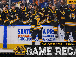 BLUMEL, MERKULOV SHINE IN P-BRUINS' OVERTIME VICTORY OVER BRIDGEPORT