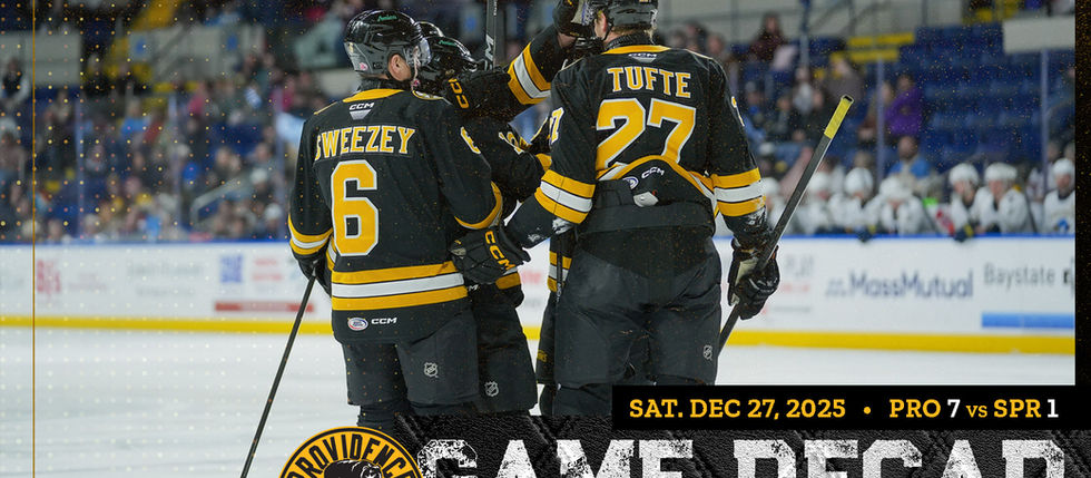 POITRAS, P-BRUINS DOWN THUNDERBIRDS