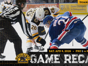 P-BRUINS GRAB POINT IN OVERTIME LOSS TO AMERICANS