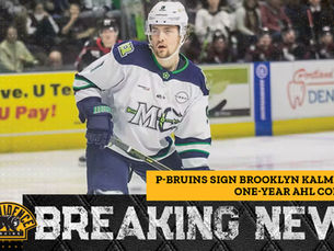 PROVIDENCE BRUINS SIGN BROOKLYN KALMIKOV TO ONE-YEAR AHL CONTRACT