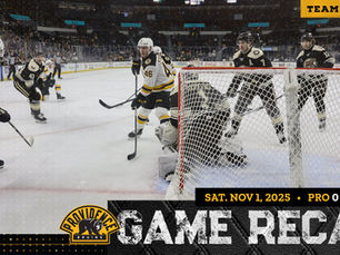 P-BRUINS BLANKED BY BEARS FOR FIRST LOSS OF SEASON