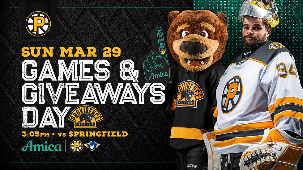 Providence Bruins promo schedule