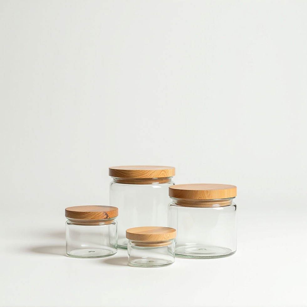 Juego Envases Cristal