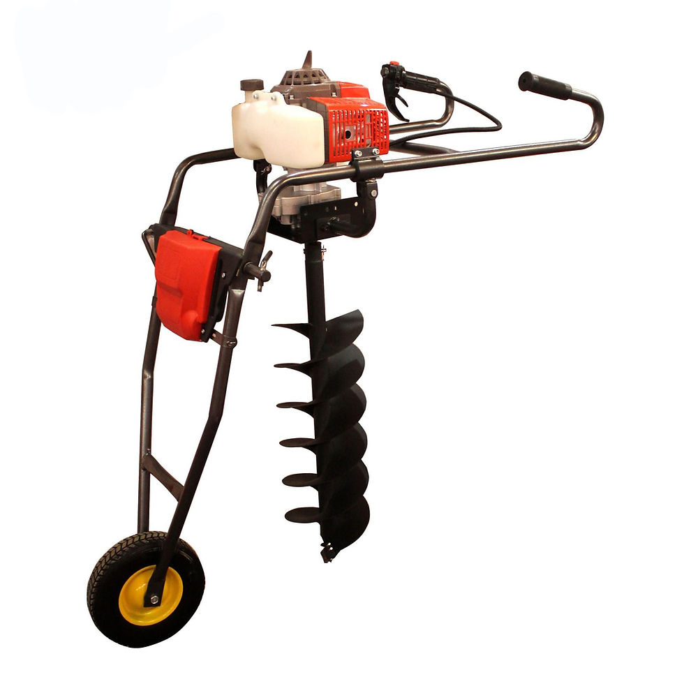 82CC POST HOLE BORER WITH WHEELS Zuma Direct