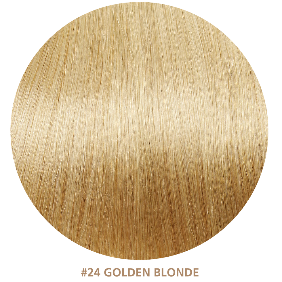 Thumbnail: 20" MICRO BEAD HAIR EXTENSIONS BLONDE
