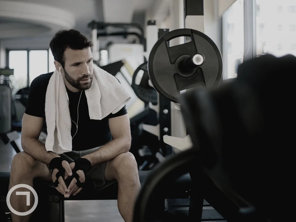 A man in the gym