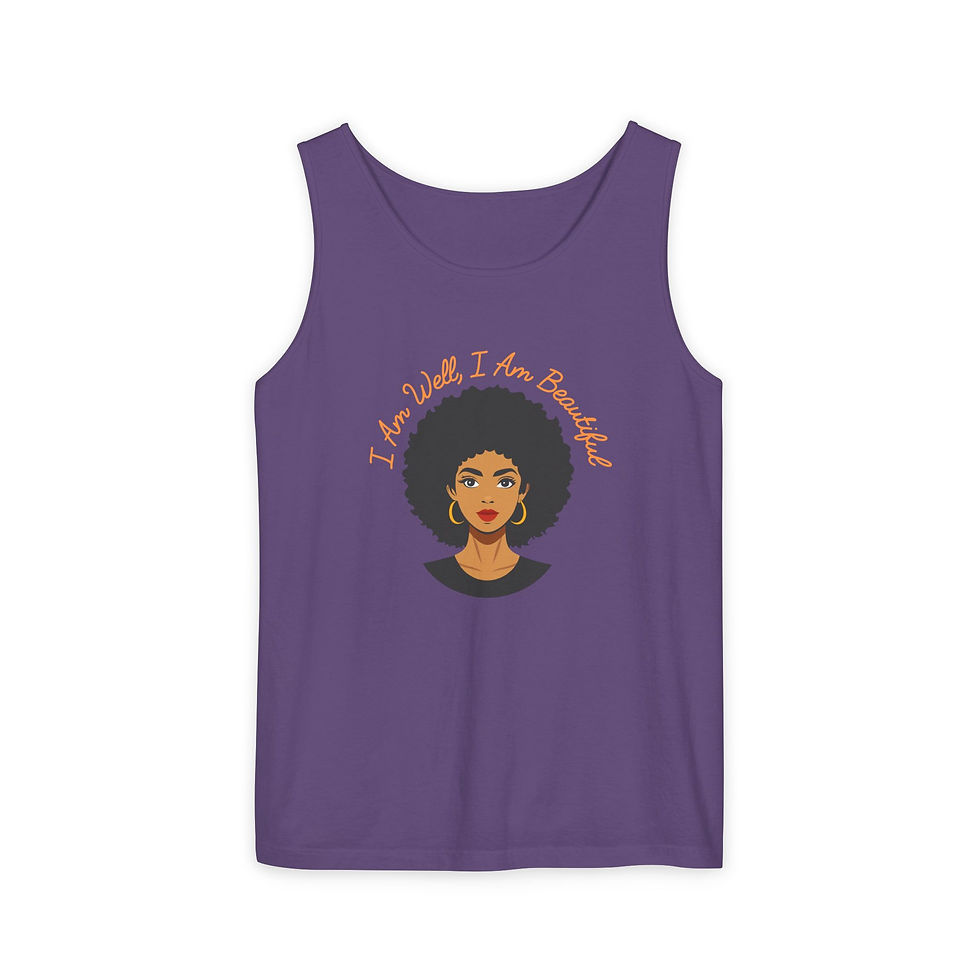 Thumbnail: I Am Well I Am Beautiful Unisex Tank Top