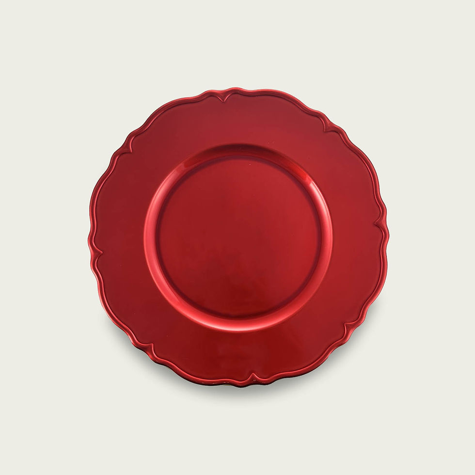 Plato rojo