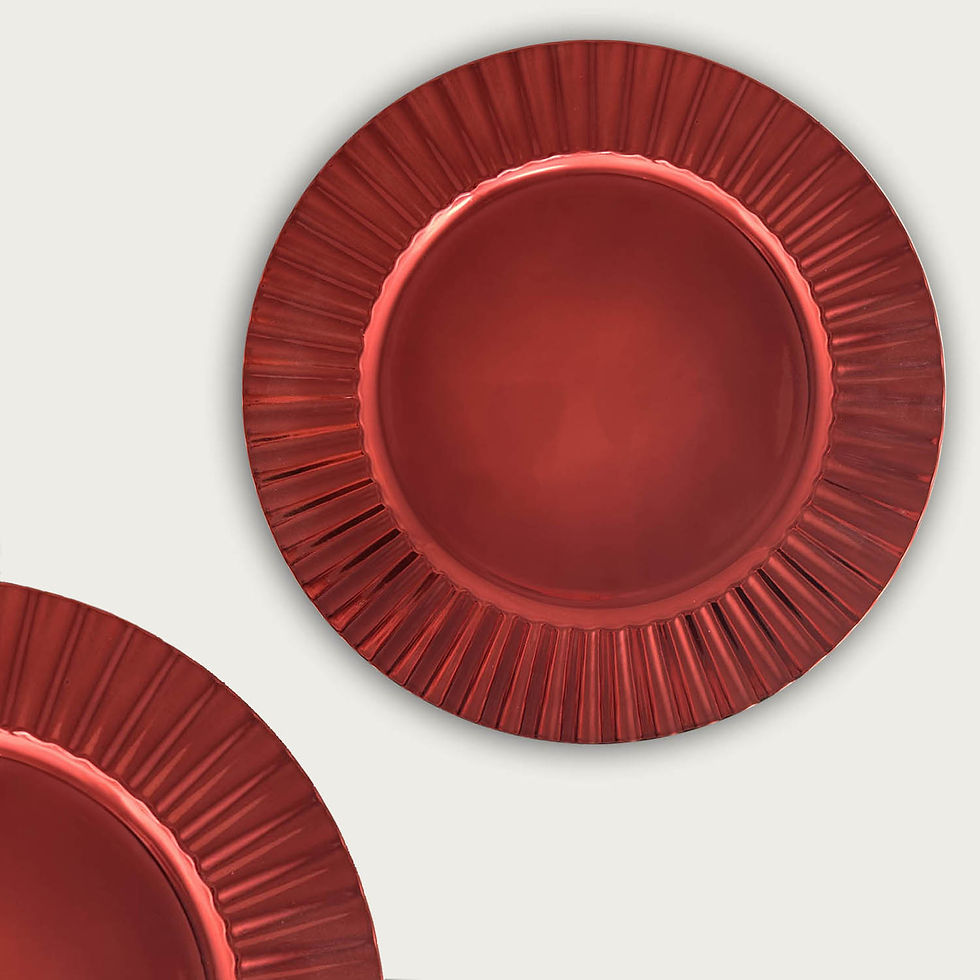 Plato rojo