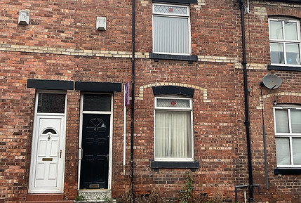 Exterior shot of a house in Manchester following a structural survey