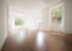 Freshly cleared living space with lots of natural light