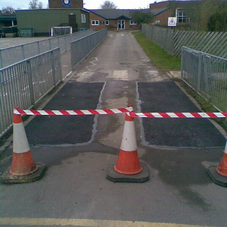 Repairing potholes