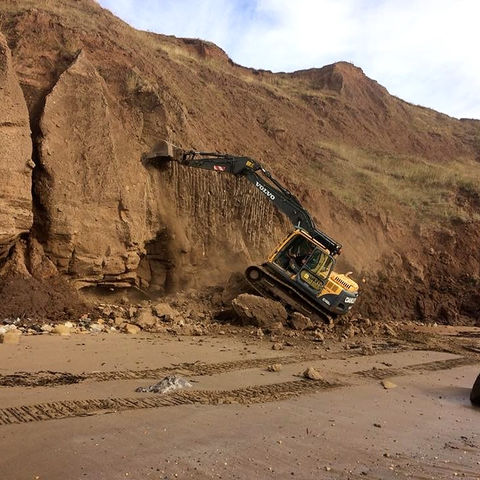 Oakley Plant machinery carrying out excavation work