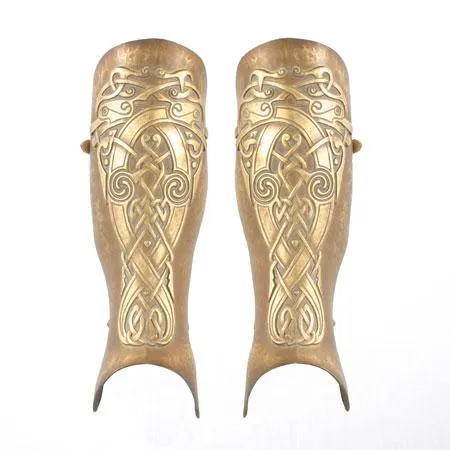 Celtic Fantasy Greaves 2