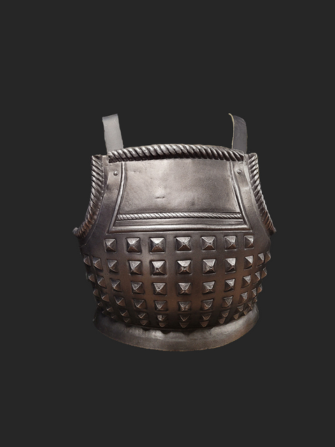 Studded Breastplate - Black Finish
