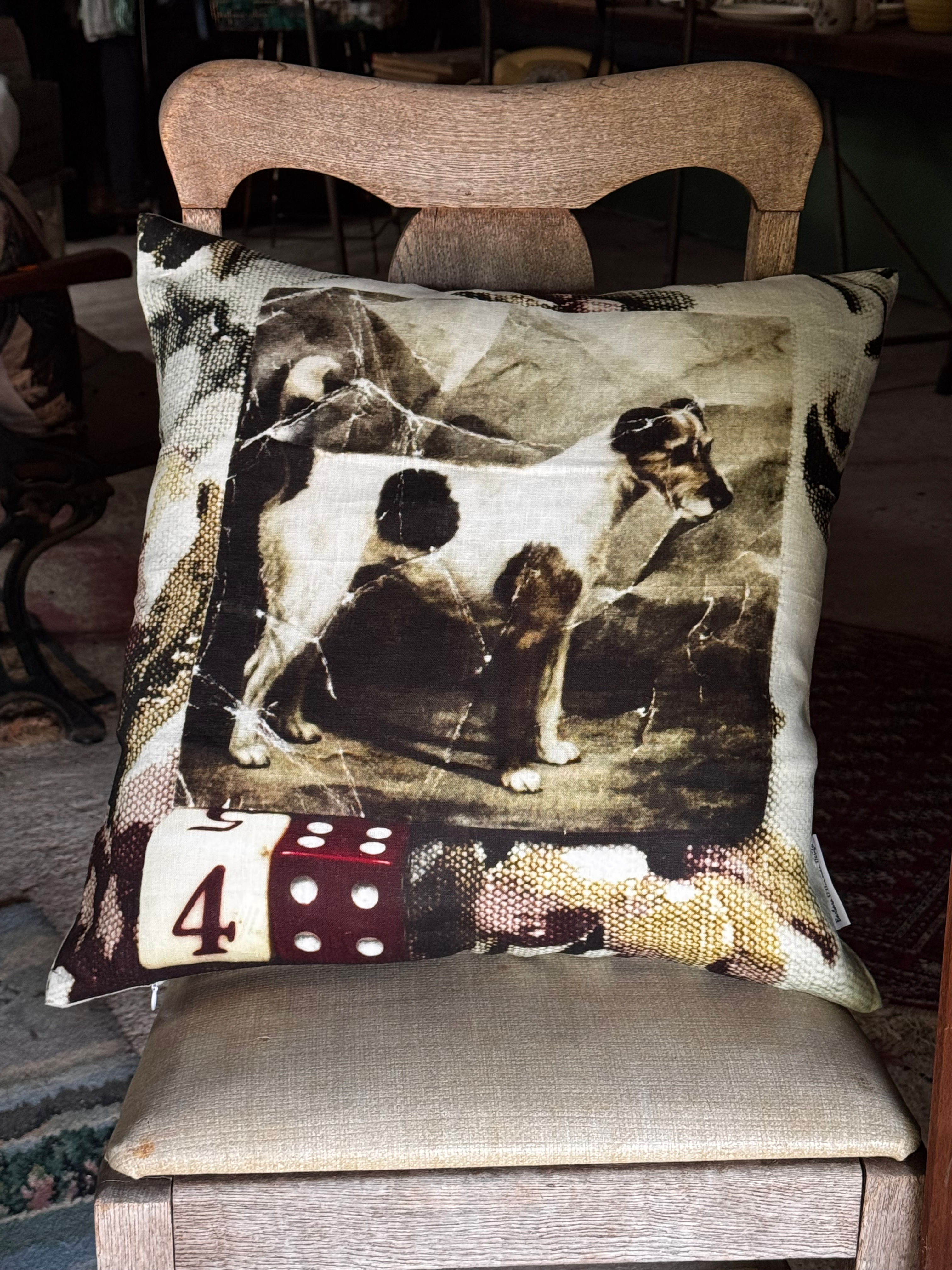 4 Terrier Cushion Cover