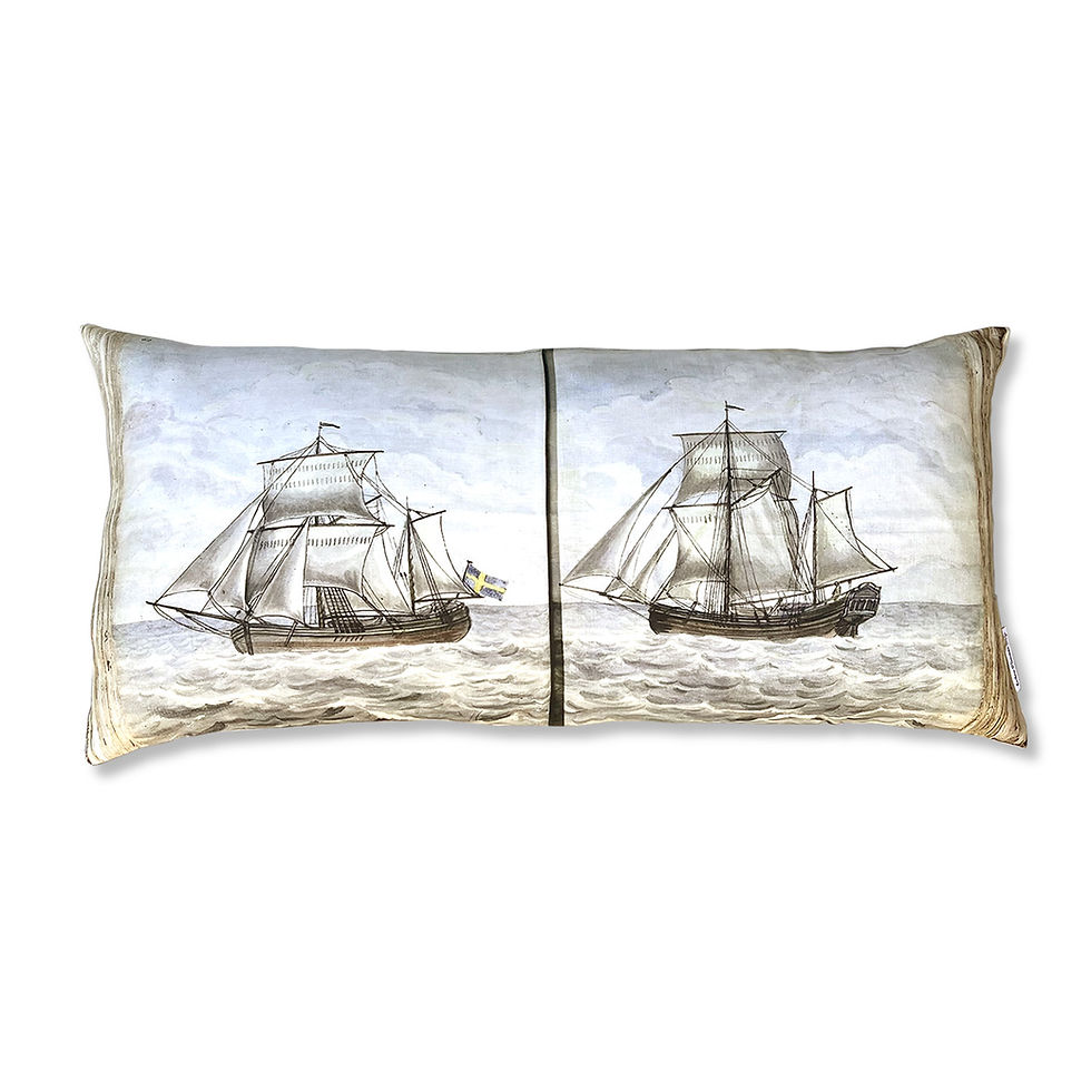 Thumbnail: Two Ships Cushion Cover