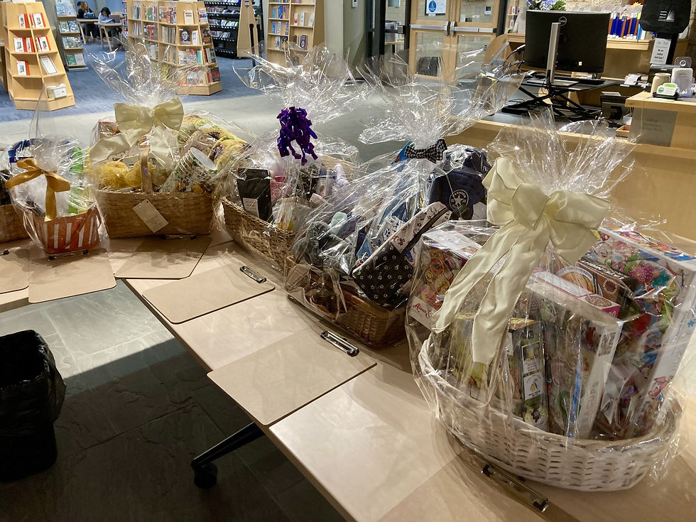 Multiple baskets - puzzles, pets, pretty decor and pampering