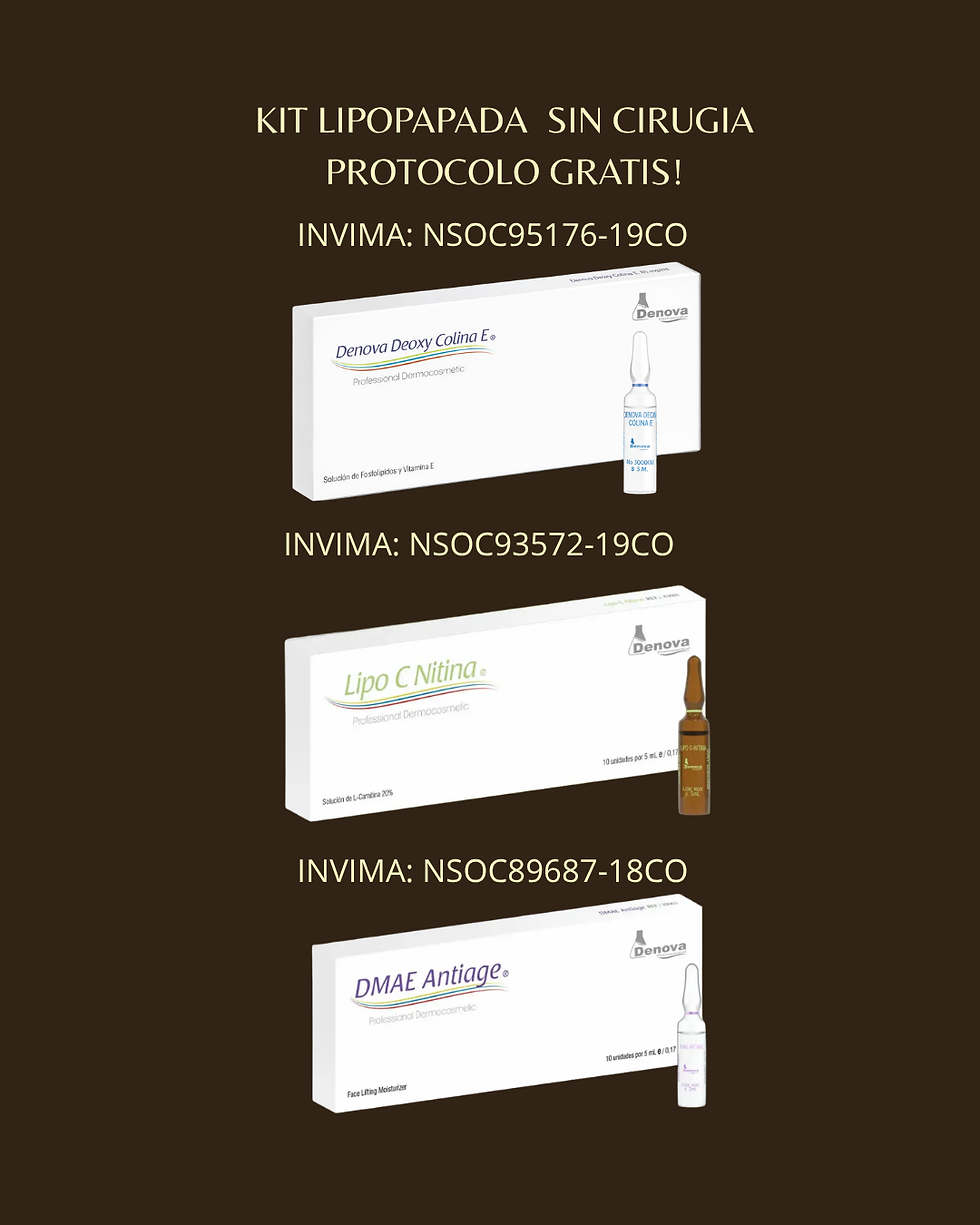 Miniatura: Kit para Lipopapada 3D 3 Uds Definicion Contorno Facial Protocolo Gratis!