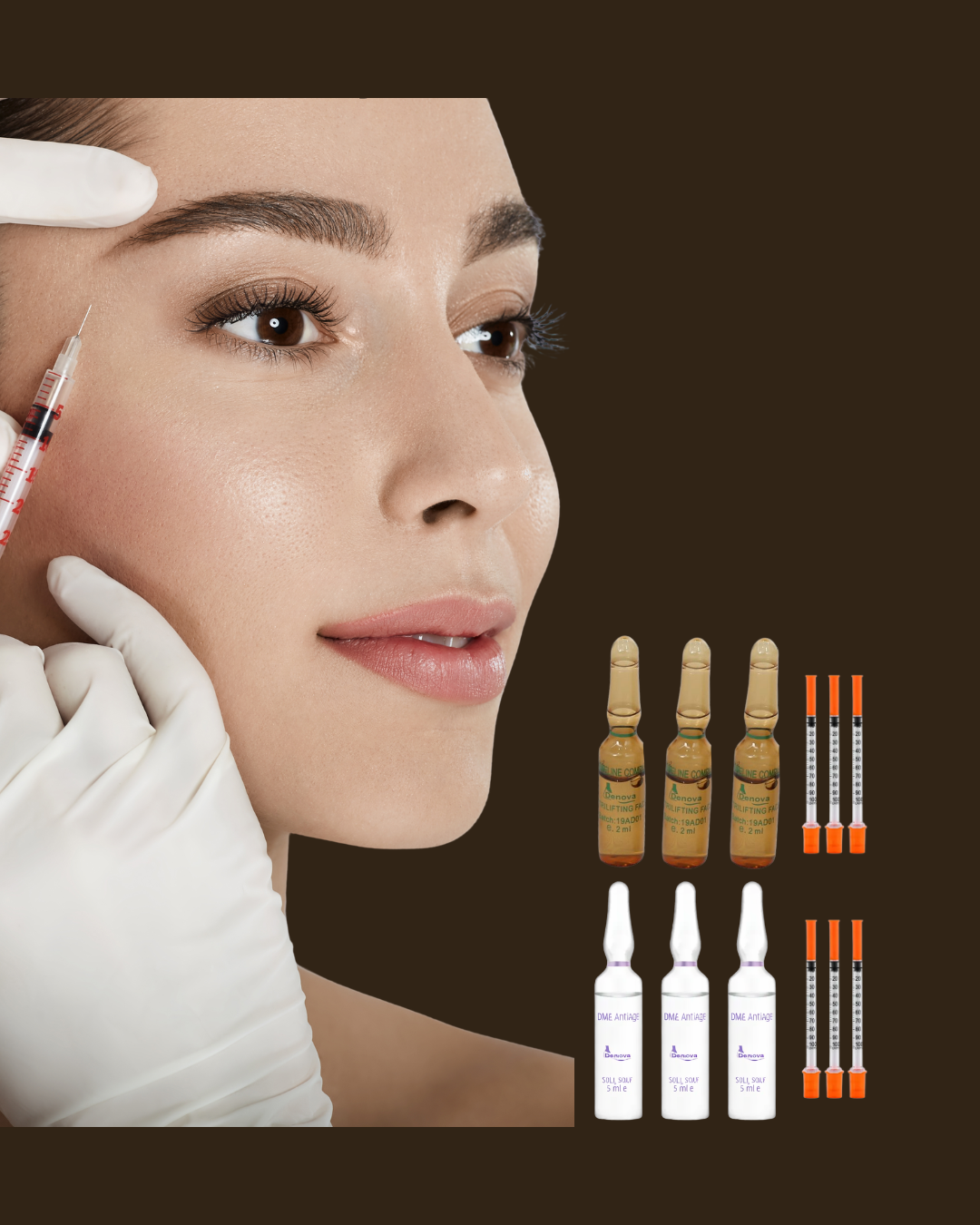 Kit Botox - Like Facial 6 Ampollas – Tratamiento Tensor y Antiarrugas Protocolo