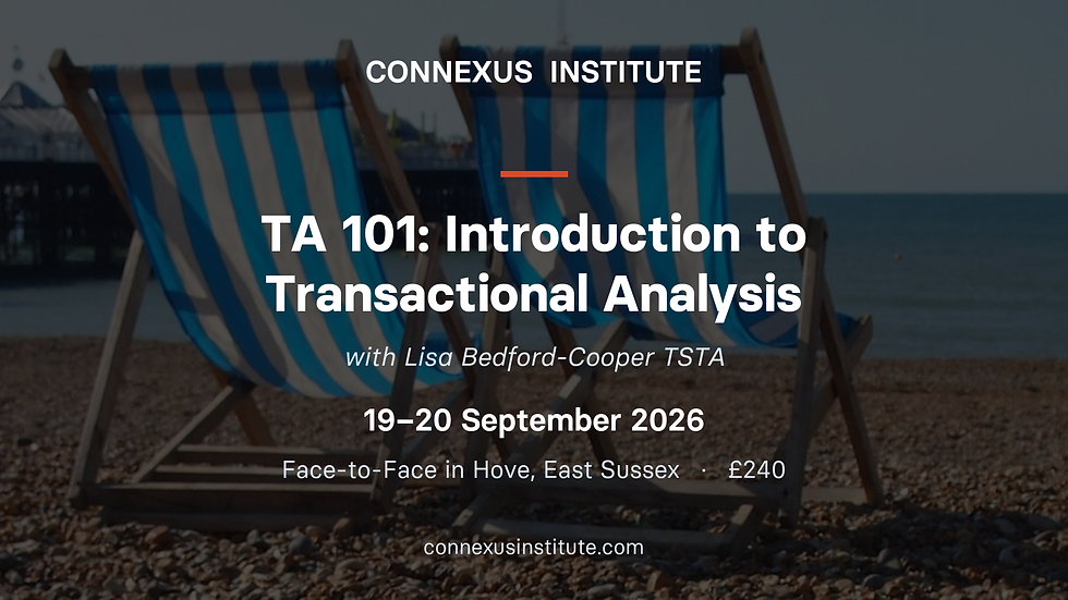 TA 101: Introduction to Transactional Analysis (Sep 2026)