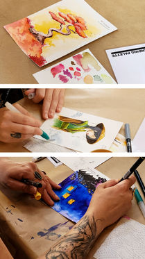 Koalakimlan ateliers aquarelle Darwin Cultura Tombow