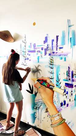 fresque mural painting art Koalakimlan