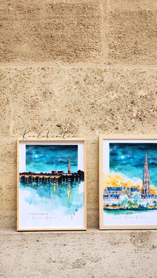 aquarelle Koalakimlan Bordeaux galerie d'art musée art design MADD Bokehli