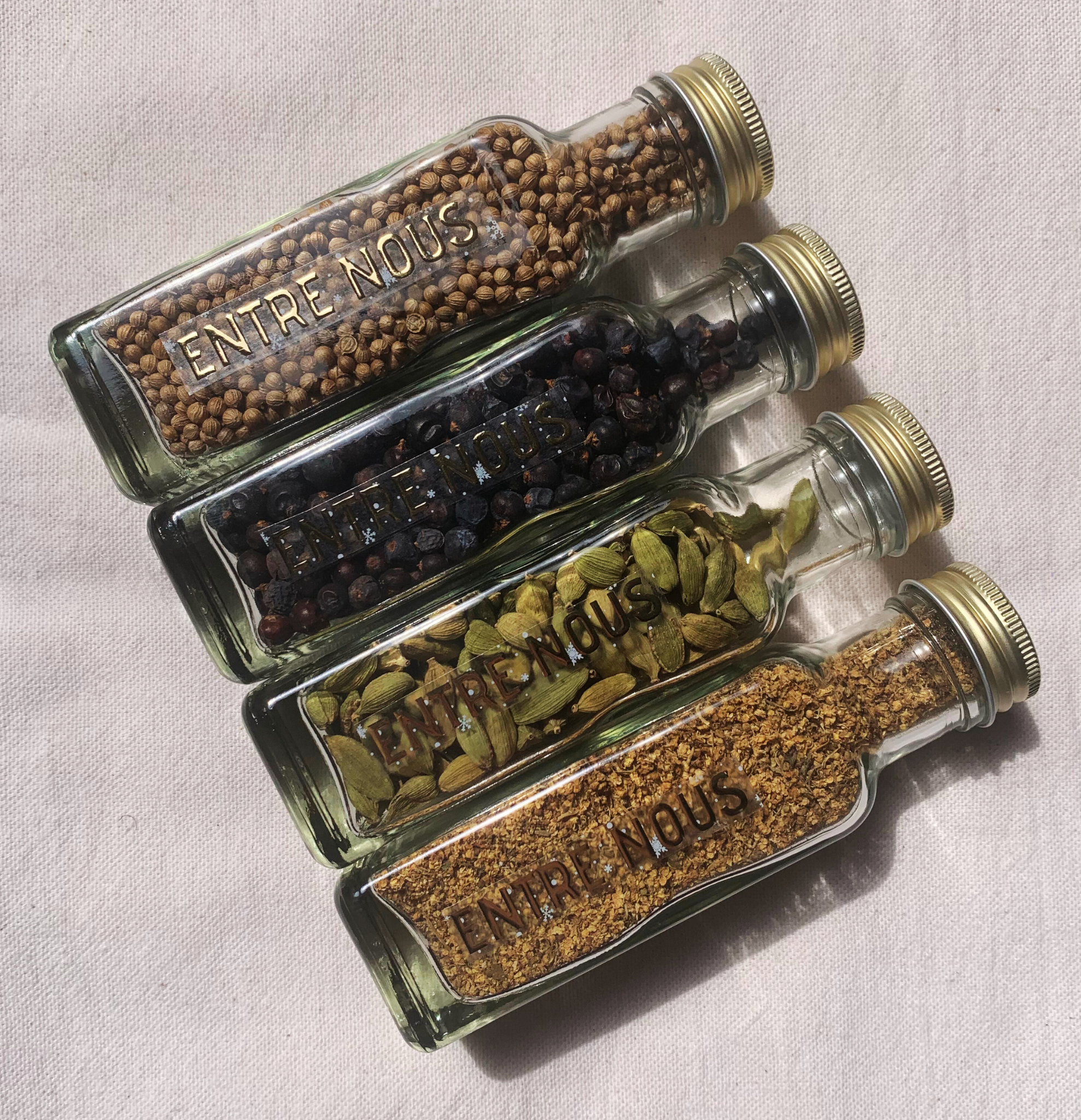 Pack of 4 gin spices - 125 g net