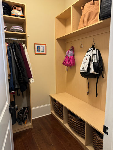 Mudroom Organization 