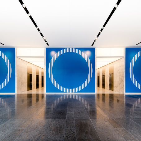 Contemporary Art Projects Installed in Thanksgiving Tower Renovated Lobby