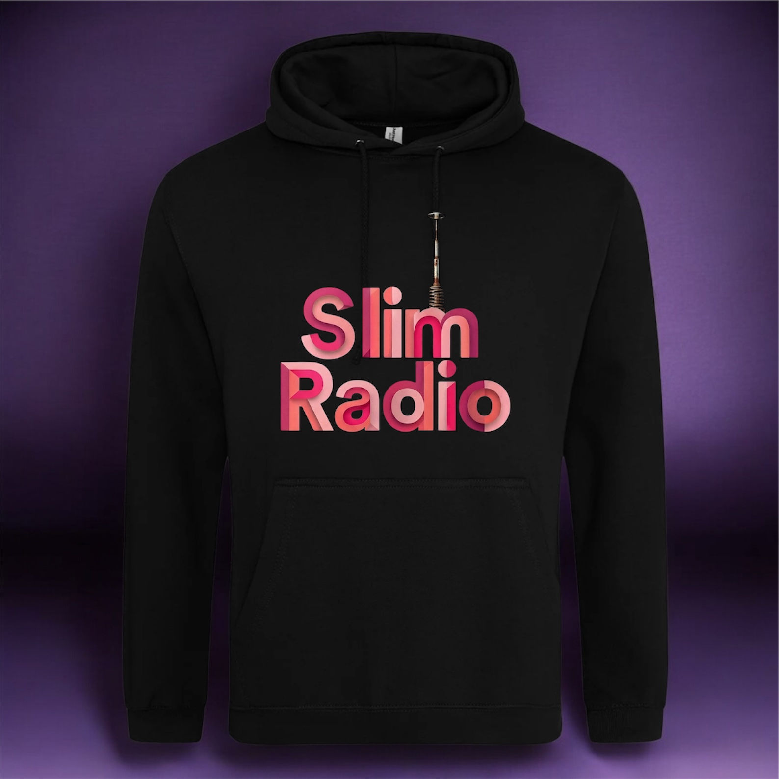 Retro Aerial Unisex Hood (Blk)