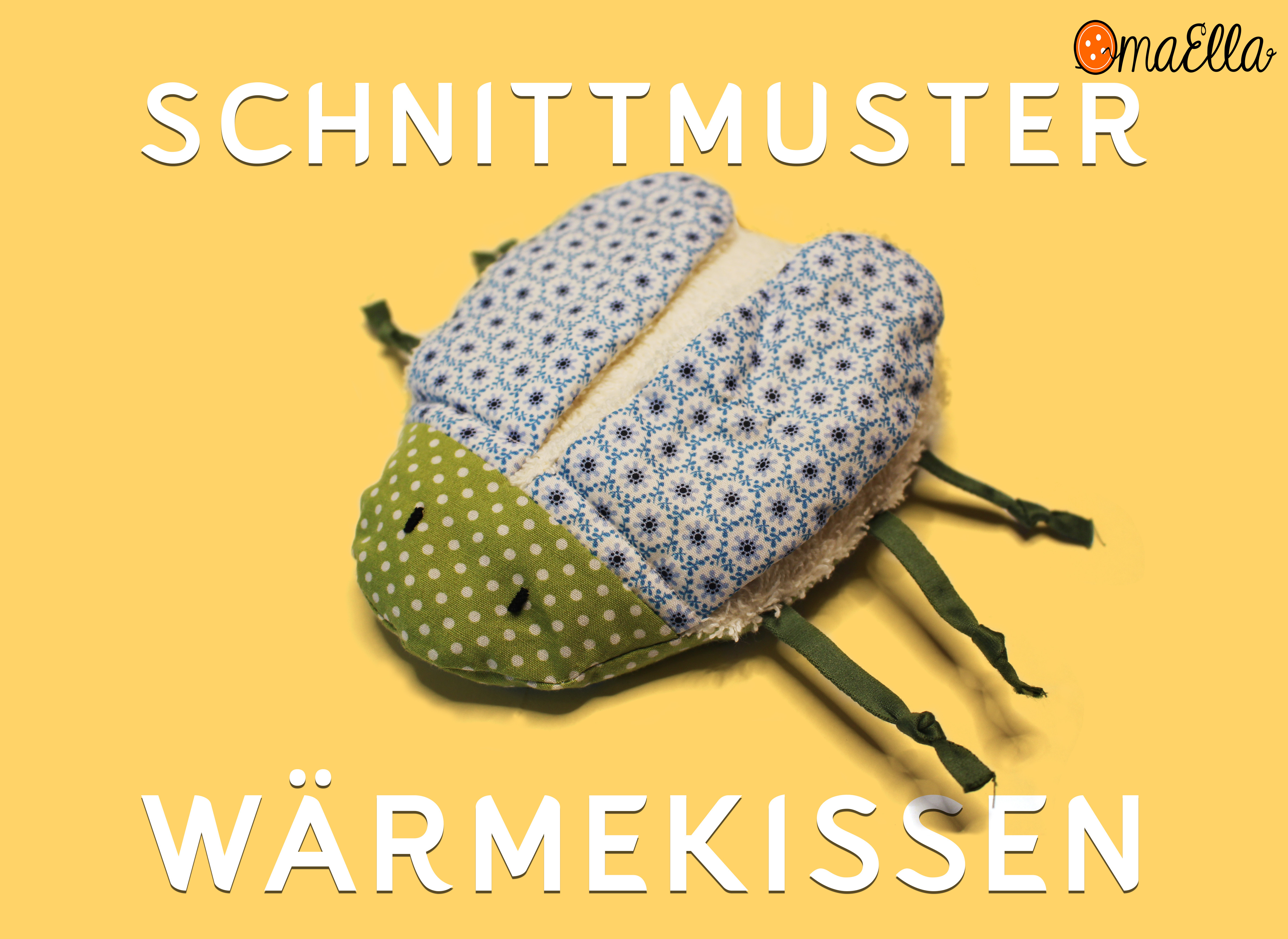 Wärmekissen Käfer "Erwin" - Nähanleitung/Schnittmuster