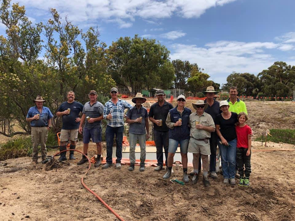 Volunteers at the ready