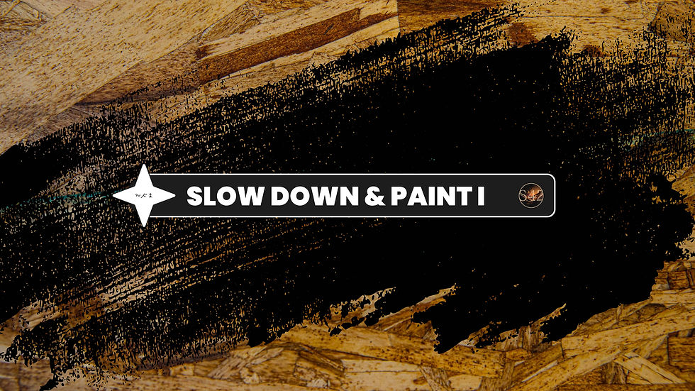 Slow Down & Paint: An Introspective Art Experience I
