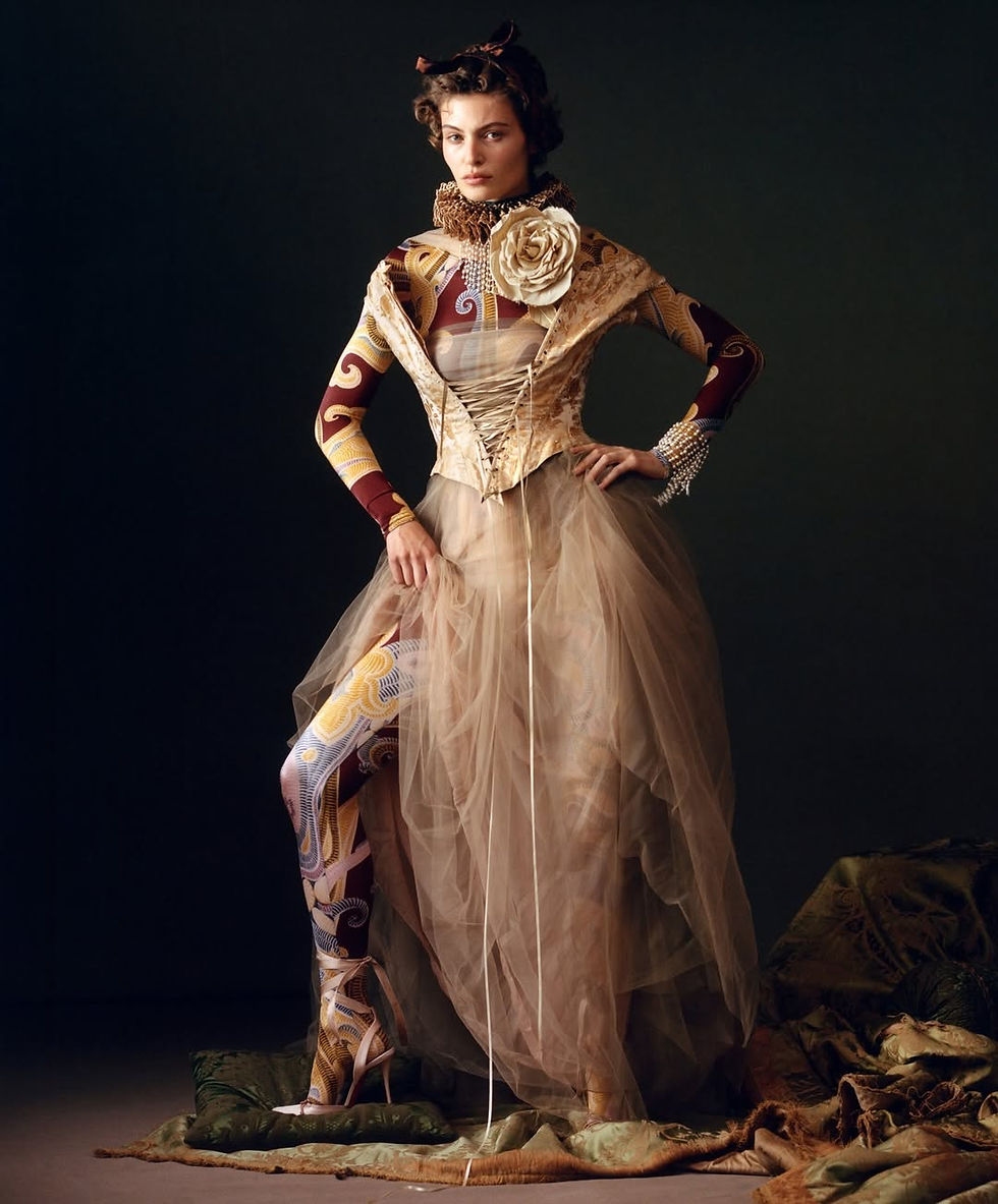 An opulent symphony of texture and color calls to mind the energy of the Renaissance.__Pho