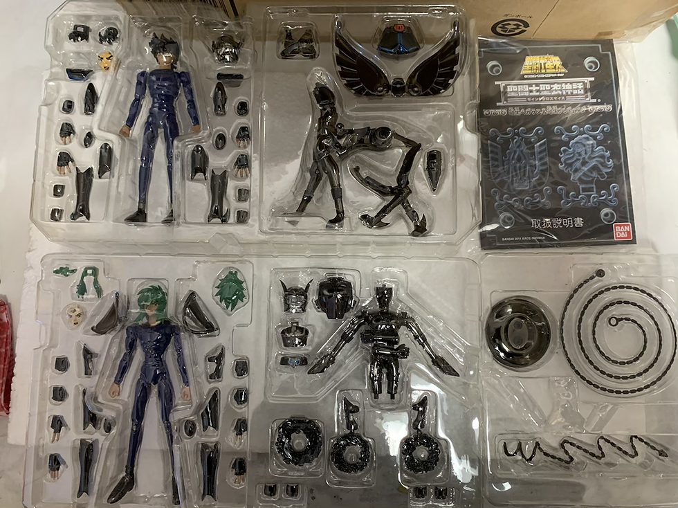 Thumbnail: Saint Seiya Myth Cloth Black Pegasus  & Black Andromeda  Tamashi Web exclus