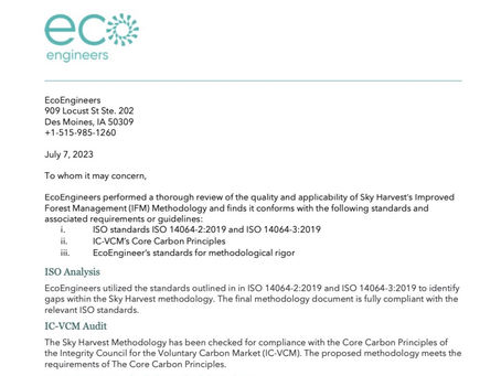 Sky Harvest Methodology Assessed 